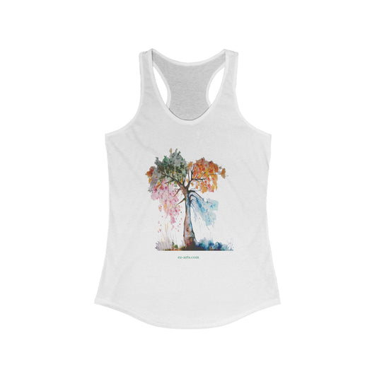 Women's Ideal Racerback Tank - Tree Of Life (LP003)