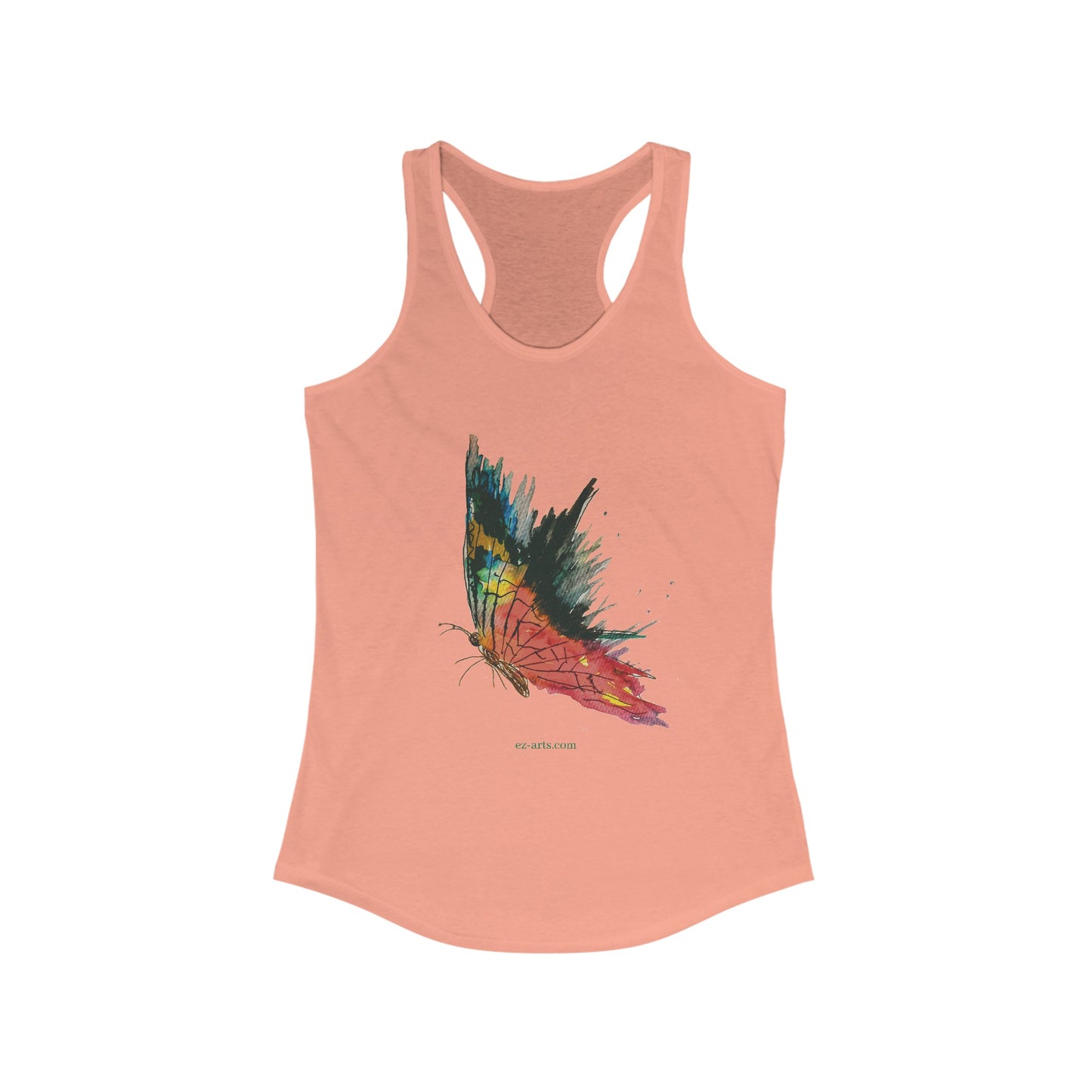 Women's Ideal Racerback Tank - Butterfly (LB004)