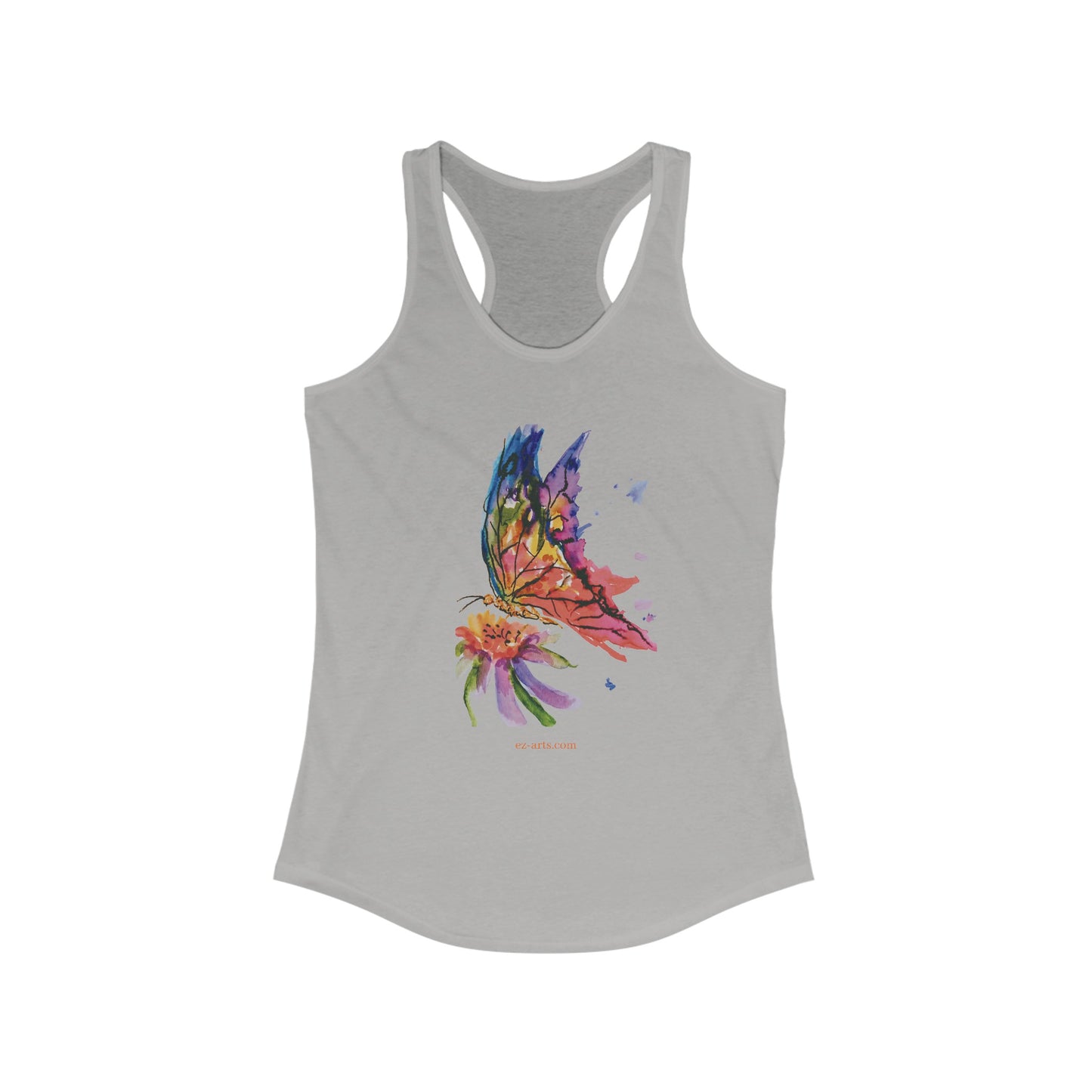 Women's Ideal Racerback Tank - Butterfly (LB019)