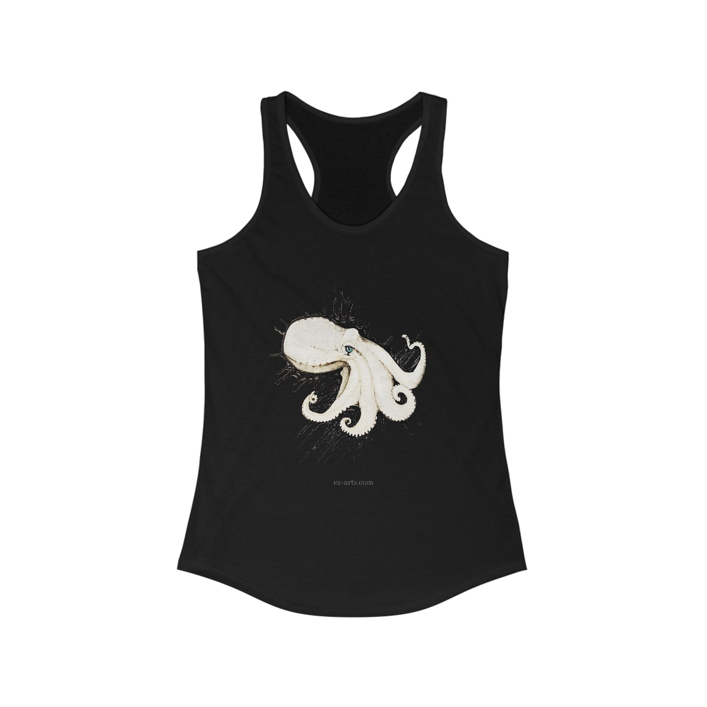 Women's Ideal Racerback Tank - Octopus (VA002)