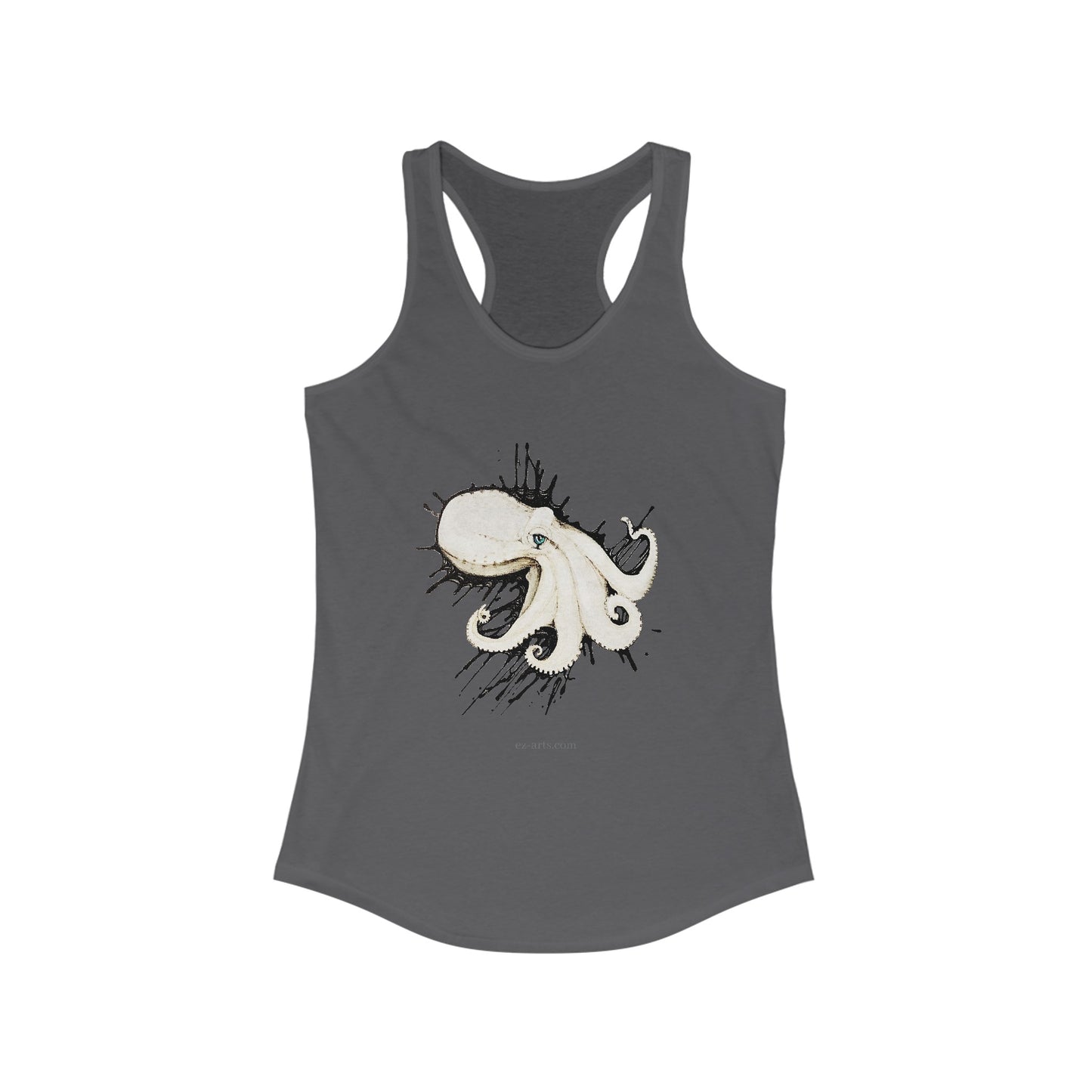 Women's Ideal Racerback Tank - Octopus (VA002)