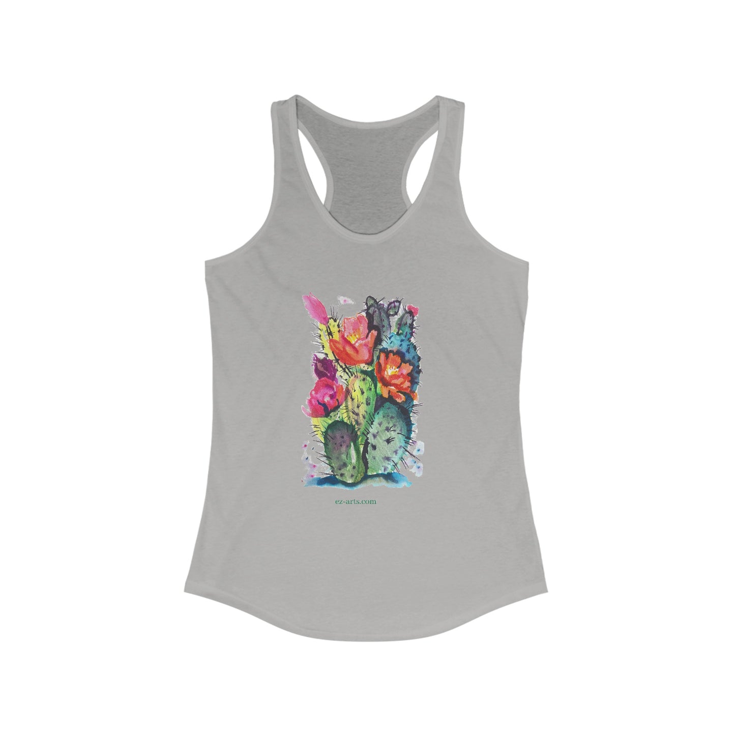 Women's Ideal Racerback Tank - Cactus (LP002)