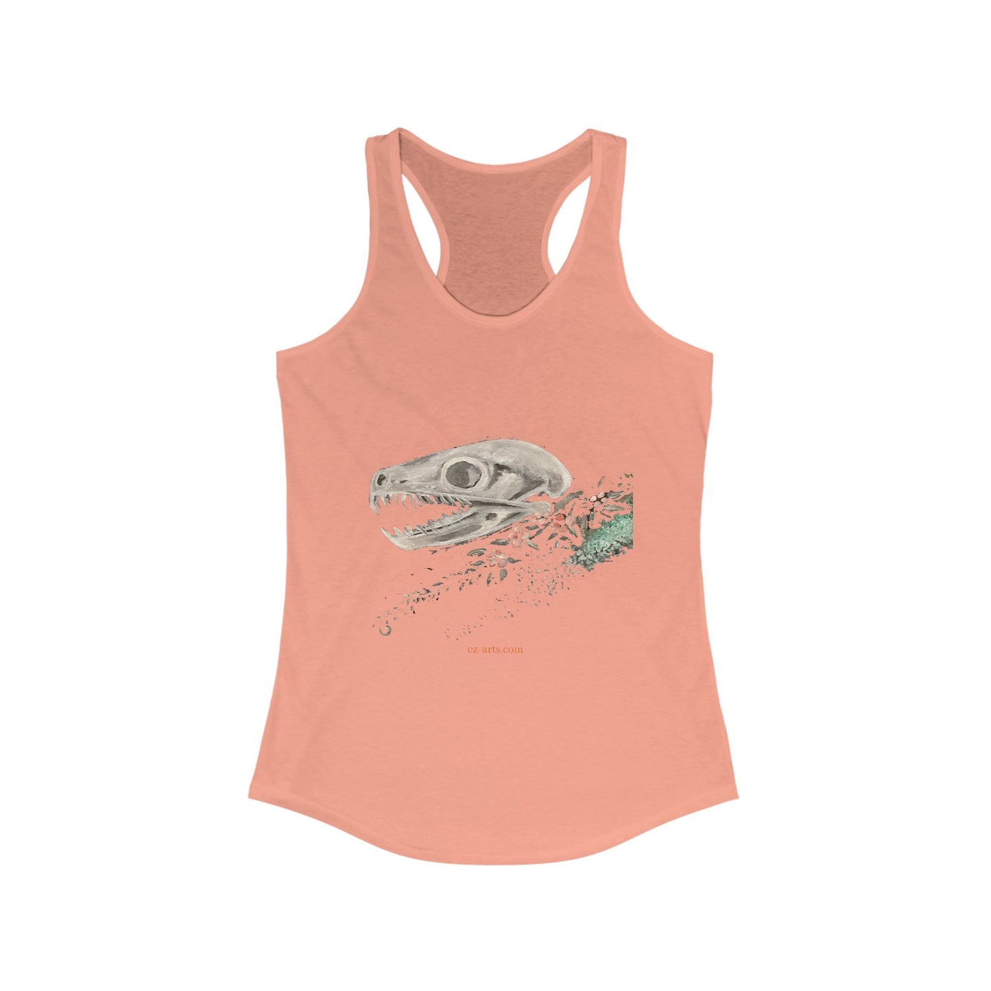 Women's Ideal Racerback Tank - Scull (VP001)