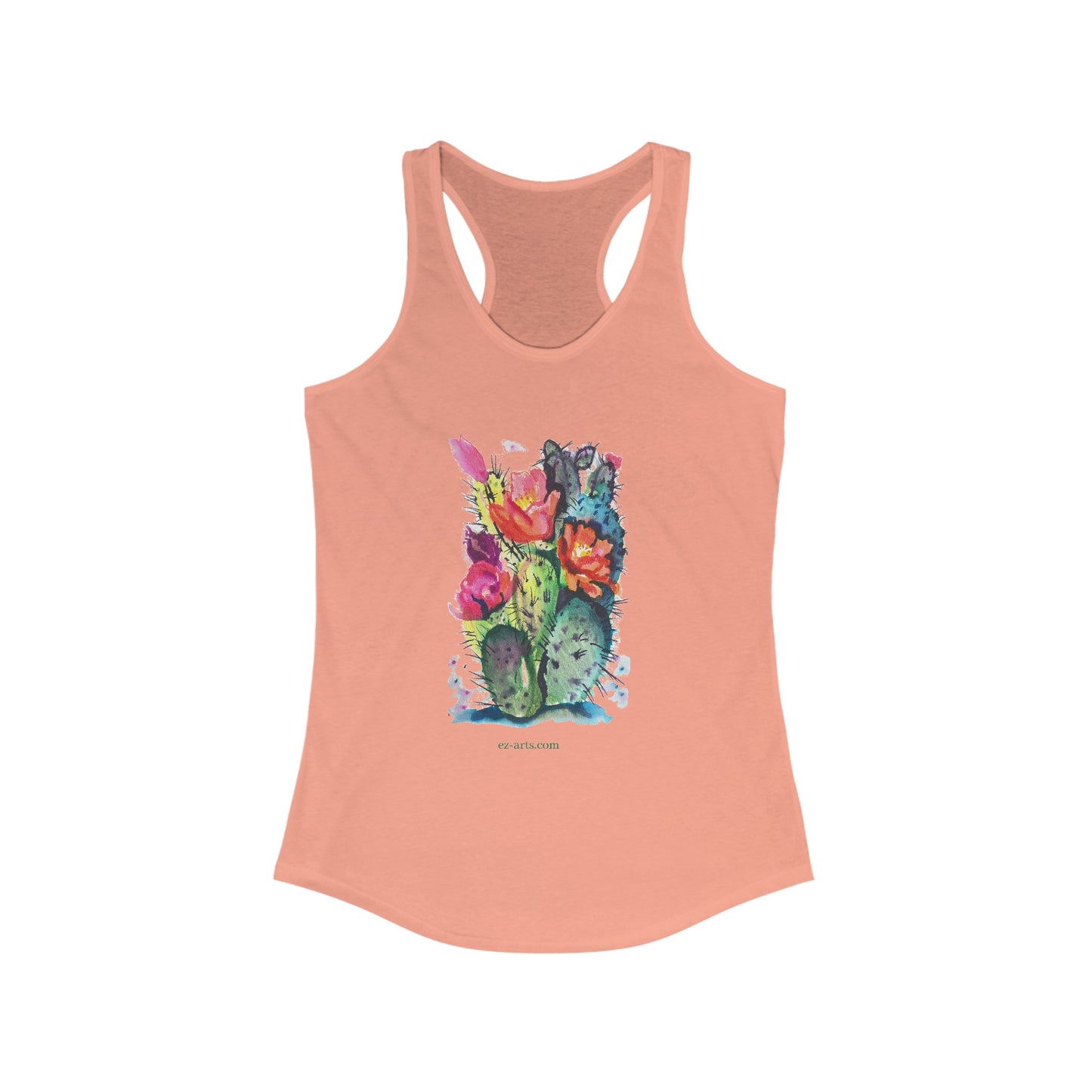 Women's Ideal Racerback Tank - Cactus (LP002)