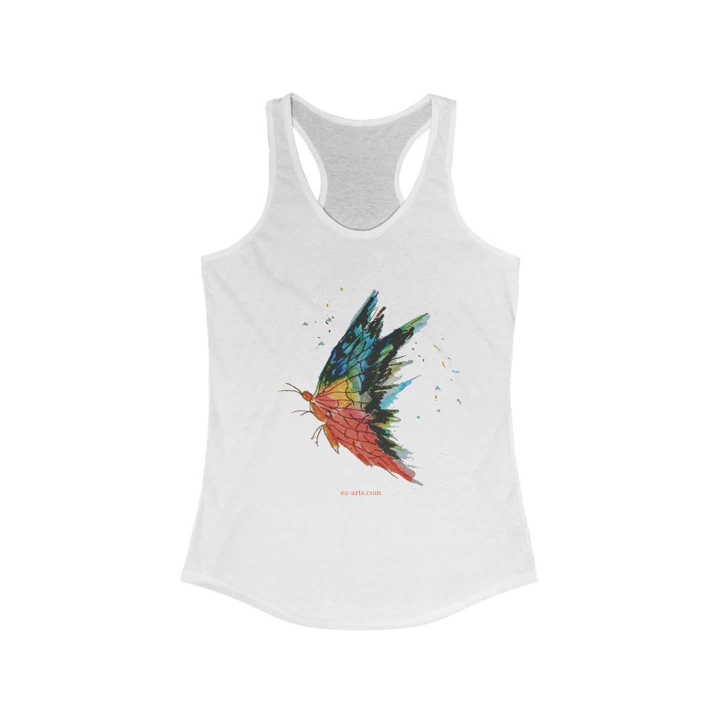 Women's Ideal Racerback Tank - Butterfly (LB001)