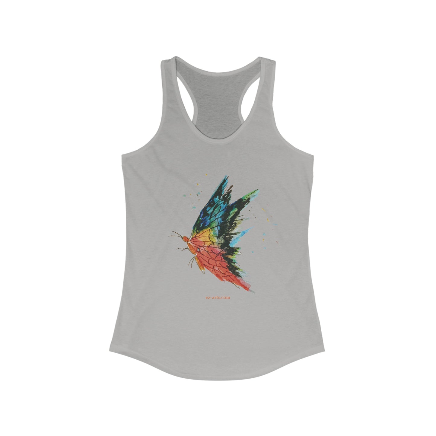 Women's Ideal Racerback Tank - Butterfly (LB001)