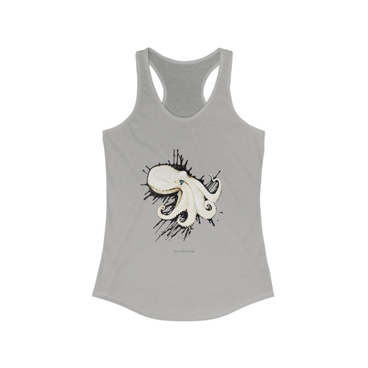 Women's Ideal Racerback Tank - Octopus (VA002)