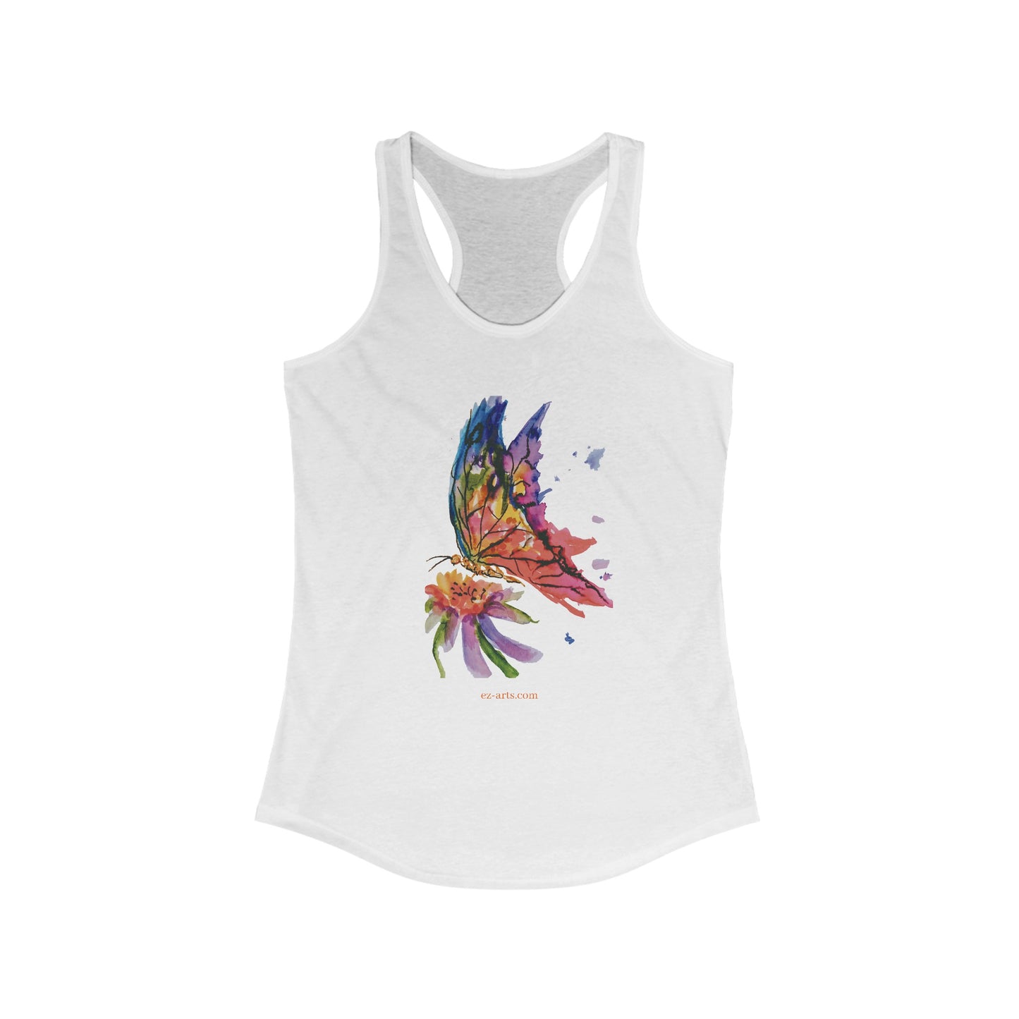 Women's Ideal Racerback Tank - Butterfly (LB019)