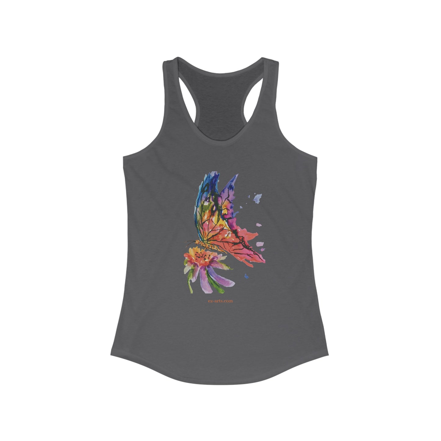 Women's Ideal Racerback Tank - Butterfly (LB019)