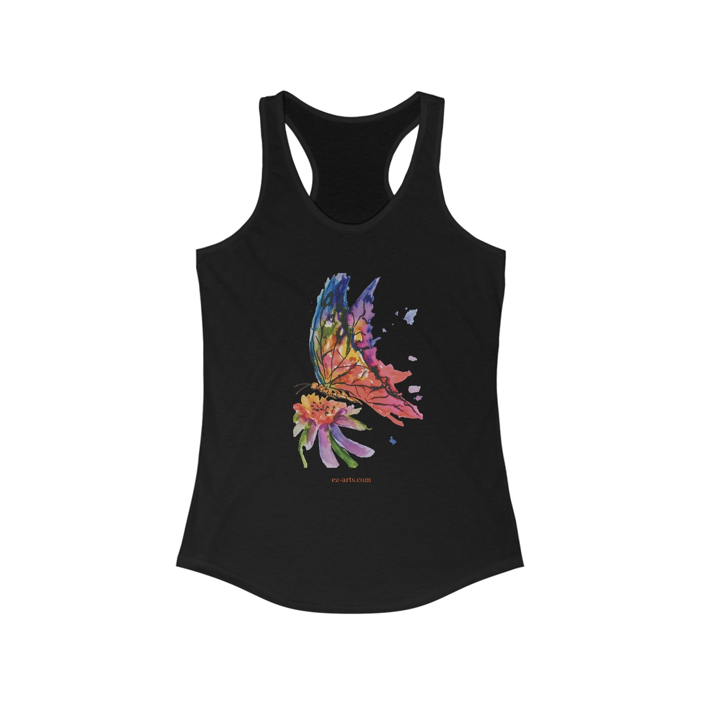 Women's Ideal Racerback Tank - Butterfly (LB019)