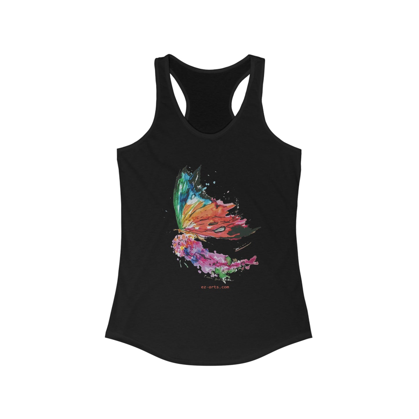 Women's Ideal Racerback Tank - Butterfly (LB003)