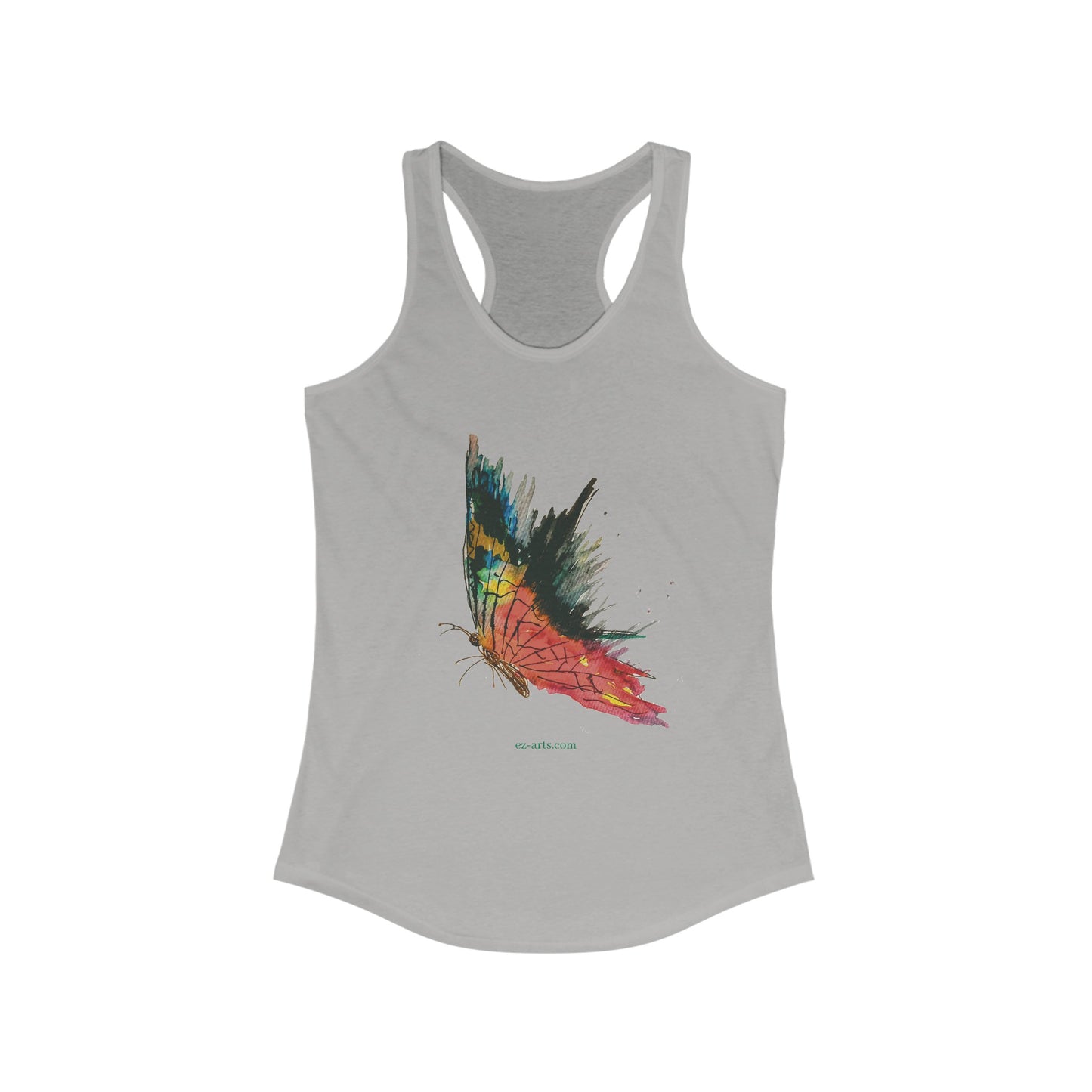 Women's Ideal Racerback Tank - Butterfly (LB004)