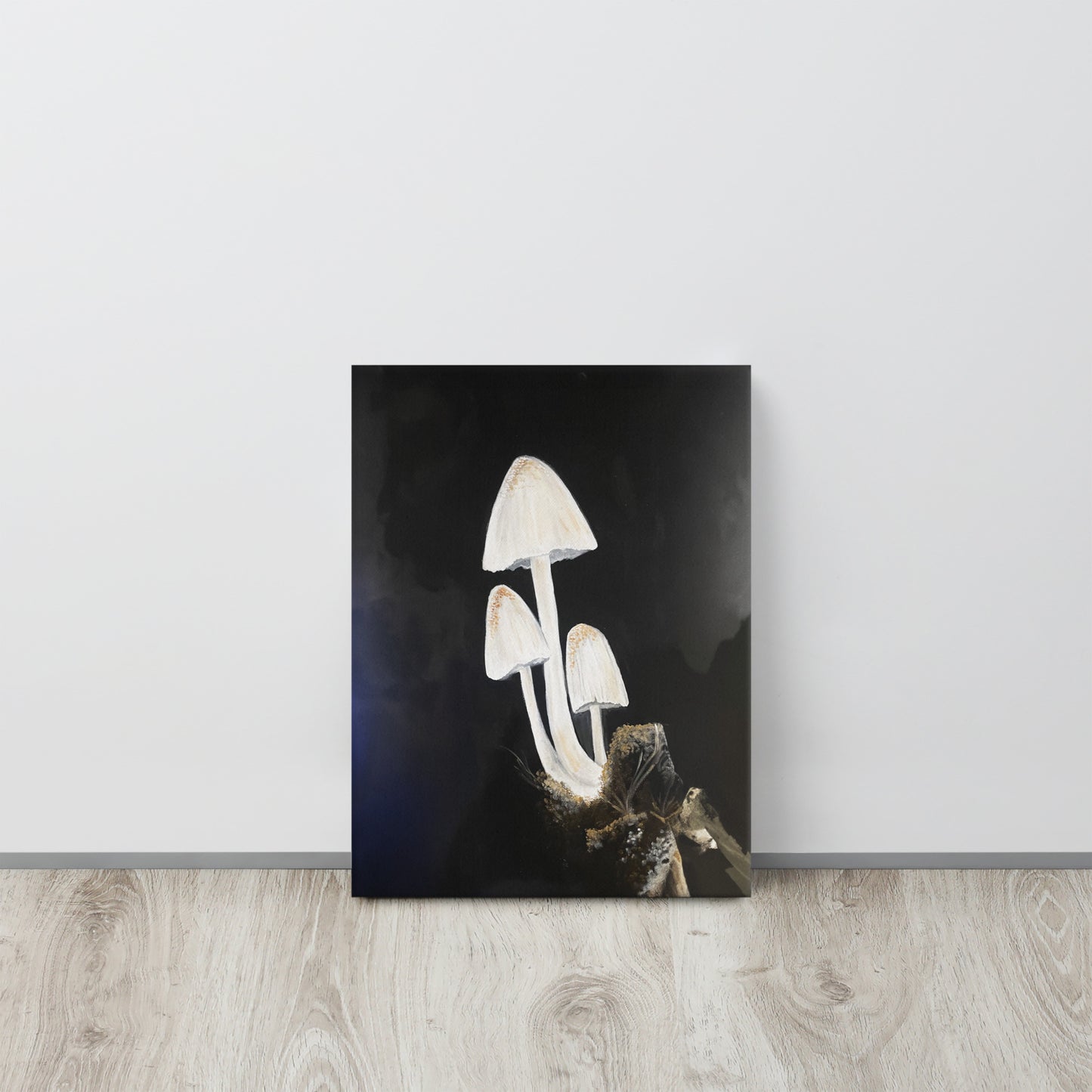 Mushrooms by Valerie (Thin Canvas Print)