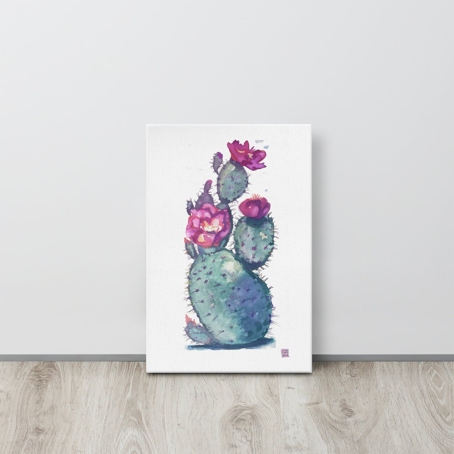 Cactus by Elena (Thin canvas print)