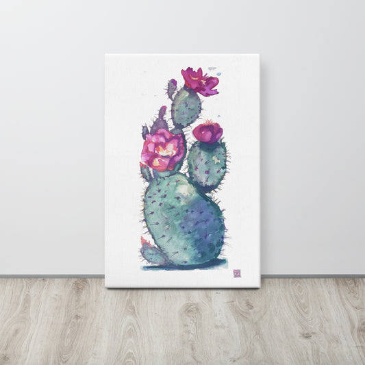 Cactus by Elena (Thin canvas print)